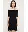 OFF SHOULDER RIB KNIT ショートワンピース