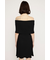 OFF SHOULDER RIB KNIT ショートワンピース