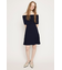 OFF SHOULDER RIB KNIT ショートワンピース