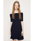 OFF SHOULDER RIB KNIT ショートワンピース