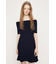 OFF SHOULDER RIB KNIT ショートワンピース
