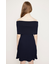 OFF SHOULDER RIB KNIT ショートワンピース