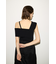 【THROW】ASYMMETRY RIB トップス