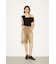 【THROW】ASYMMETRY RIB トップス
