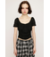 PUFF SLEEVE GATHER CUT トップス
