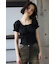 COTTON LACE トップス
