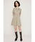 FRONT ZIP SIDE PLEATS ショートワンピース