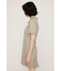 FRONT ZIP SIDE PLEATS ショートワンピース