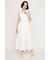 ASYMMETRY FRILL ロングワンピース