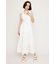 ASYMMETRY FRILL ロングワンピース