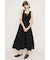 ASYMMETRY FRILL ロングワンピース