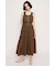 ASYMMETRY FRILL ロングワンピース