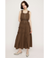 ASYMMETRY FRILL ロングワンピース