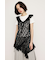 HEM DESIGN LACE FRILL L／トップス