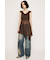 HEM DESIGN LACE FRILL L／トップス