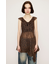 HEM DESIGN LACE FRILL L／トップス
