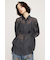SHEER TUCKED シャツ