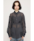 SHEER TUCKED シャツ