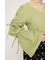 RIBBON SLEEVE 2WAY JQ トップス