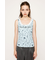 FLOWER PRINT タンクトップ
