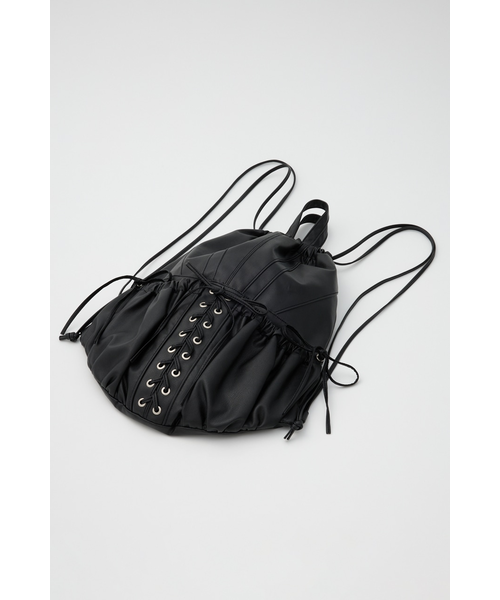 F／LEATHER BONDAGE KNAPSACK｜スライの通販｜&mall（アンド