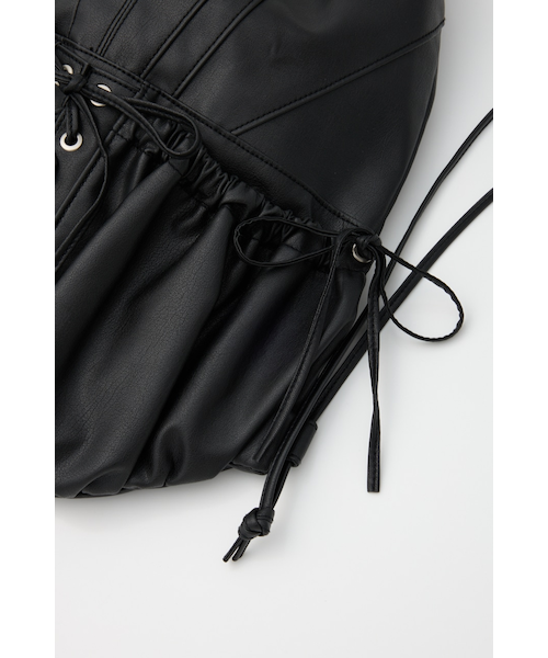 F／LEATHER BONDAGE KNAPSACK｜スライの通販｜&mall（アンド