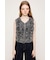 FRONT ZIP FRILL トップス