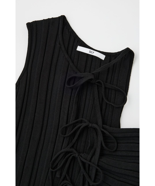 ASYMMETRY RIB HG BIBS｜スライの通販｜&mall（アンドモール