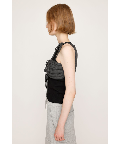 ASYMMETRY RIB HG BIBS｜スライの通販｜&mall（アンドモール