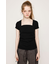 SQUARE NECK CUT トップス