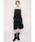 PLEATS DENIM CAMI トップス