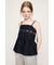 PLEATS DENIM CAMI トップス