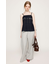 PLEATS DENIM CAMI トップス