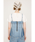 PLEATS DENIM CAMI トップス