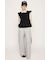 RIBBON ARM FRILL トップス
