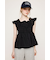 RIBBON ARM FRILL トップス