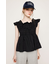 RIBBON ARM FRILL トップス