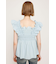 RIBBON ARM FRILL トップス
