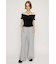 SHEER SHIRRING BUSTIER トップス