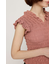 SHEER SHIRRING BUSTIER トップス