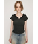 SHEER SHIRRING BUSTIER トップス
