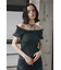 SHEER SHIRRING BUSTIER トップス