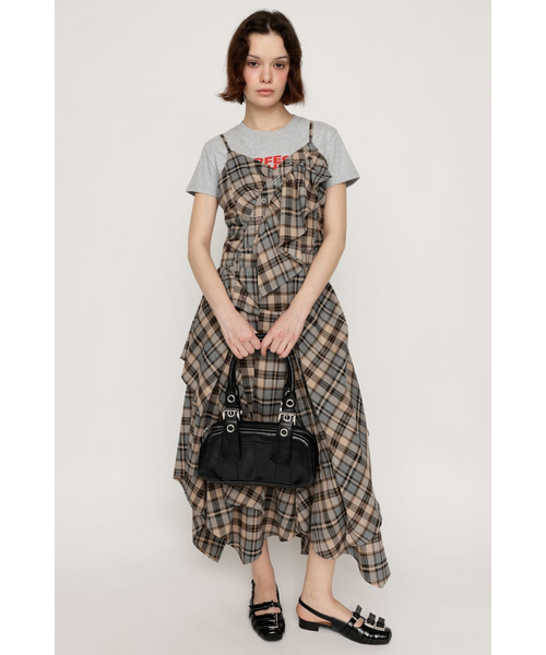 ASYMMETRY HEM CAMI ロングワンピース｜スライの通販｜&mall