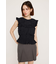 FRILL 2WAY RIBBON ブラウス