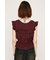 FRILL 2WAY RIBBON ブラウス