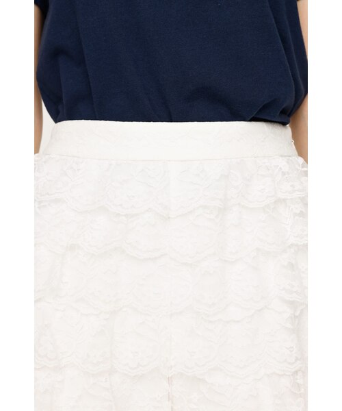 FRILL LACE ショートパンツ|スライの通販|&mall(アンドモール)三井 FRILL LACE ショートパンツ|スライの通販|&mall(アンドモール)三井