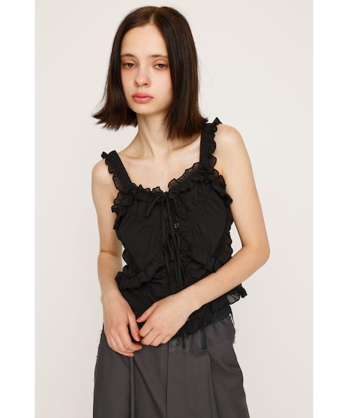 SHEER SQUEEZE CAMI トップス｜スライの通販｜&mall（アンドモール