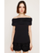 STRETCH CUT OFF SHOULDER トップス