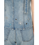 STUDS DENIM BUSTIER-B