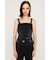 STUDS DENIM BUSTIER-E